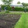 Maar liefst 16 tuinders in totaal hebben meegeholpen aan de klus.